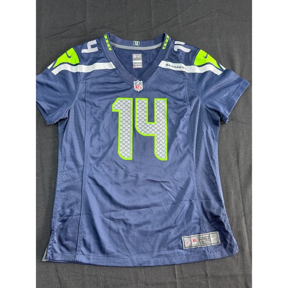 Nike Other - Nike Seattle Seahawks DK Metcalf 14 NFL On Field Jersey Navy Blue Mens Large